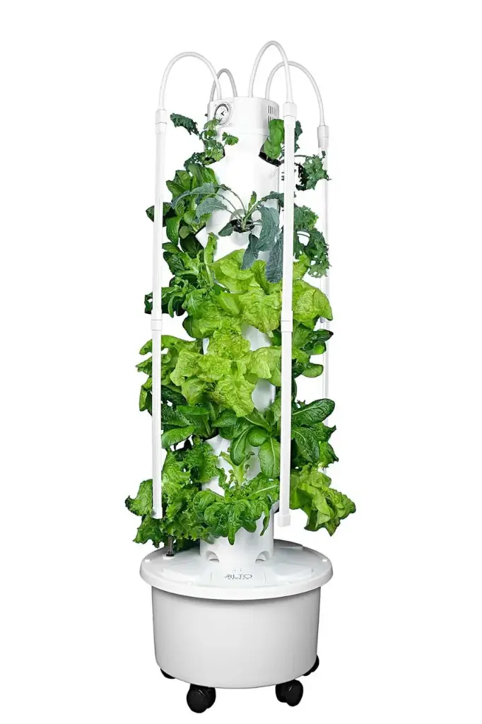 Modular Aeroponic Tower with light